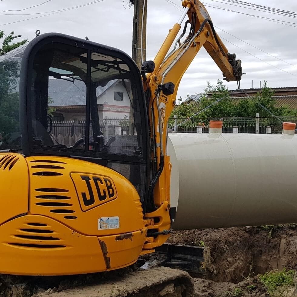 Монтажен процес при изграждане на септична система